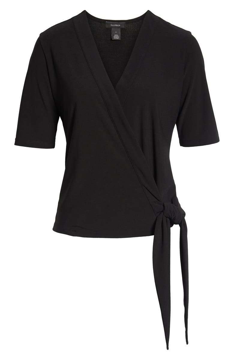 Halogen<sup>®</sup> Side Tie Wrap Top, Alternate, color,