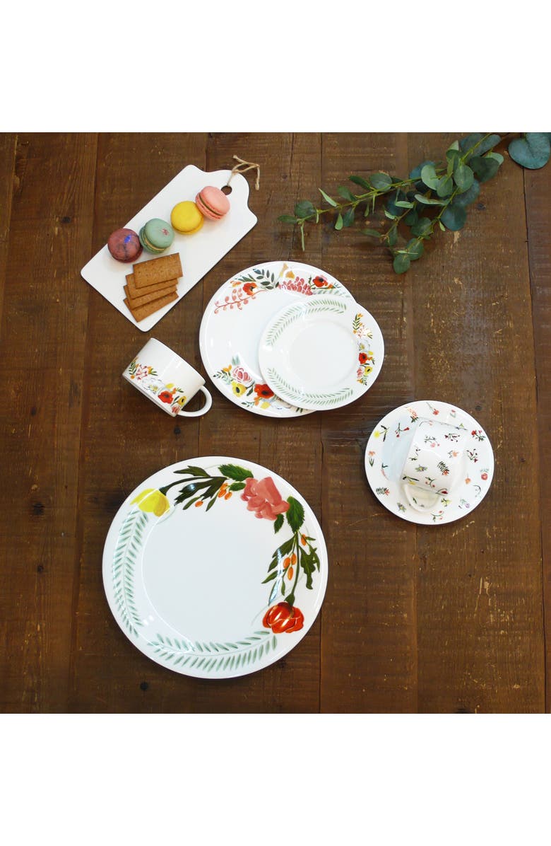 Twig New York Language of Flowers Dinner Plate, Alternate, color, Multi