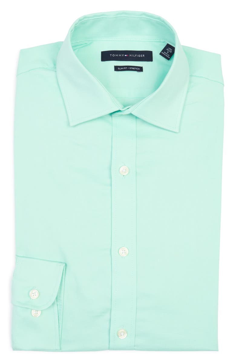 Tommy Hilfiger Solid Slim Fit Dress Shirt | Nordstromrack