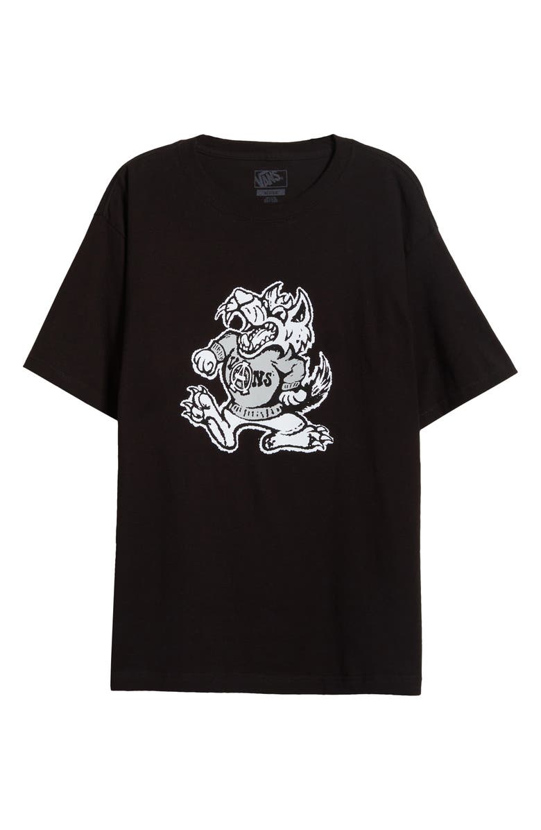 Vans Big Bad Wolf Graphic T-Shirt, Alternate, color, Black