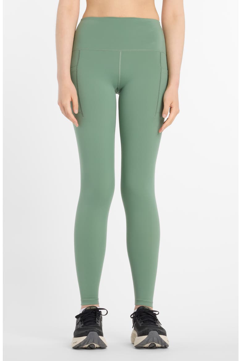 RC Pocket High Waist Performance Leggings, Main, color, GREEN