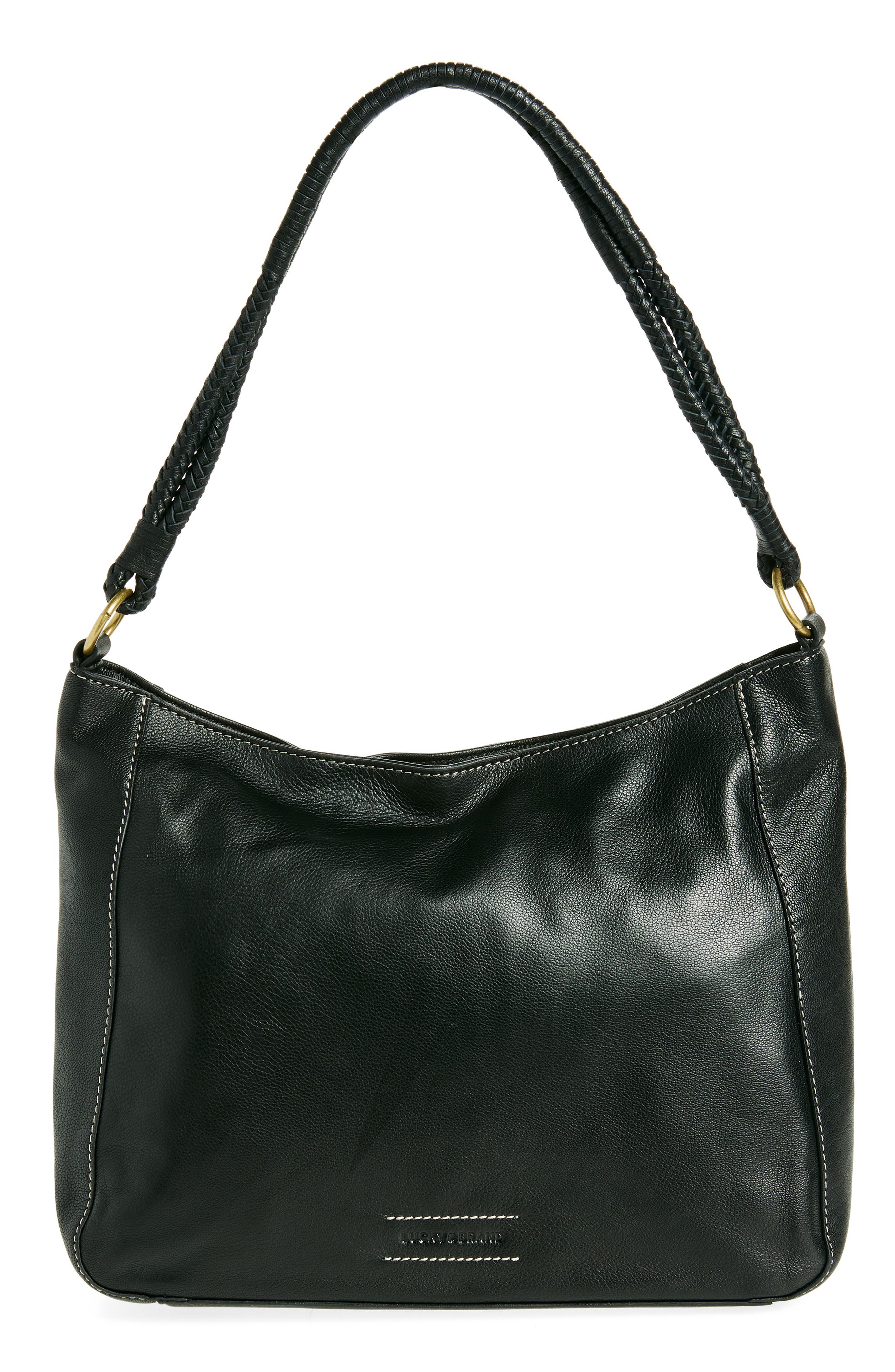 Lucky Brand Tyra Leather Shoulder Bag, Main, color, 
