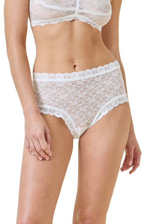 Lace High Waist Briefs