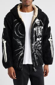VERYRARE Nikkan Hagaki High Pile Fleece Zip Hoodie