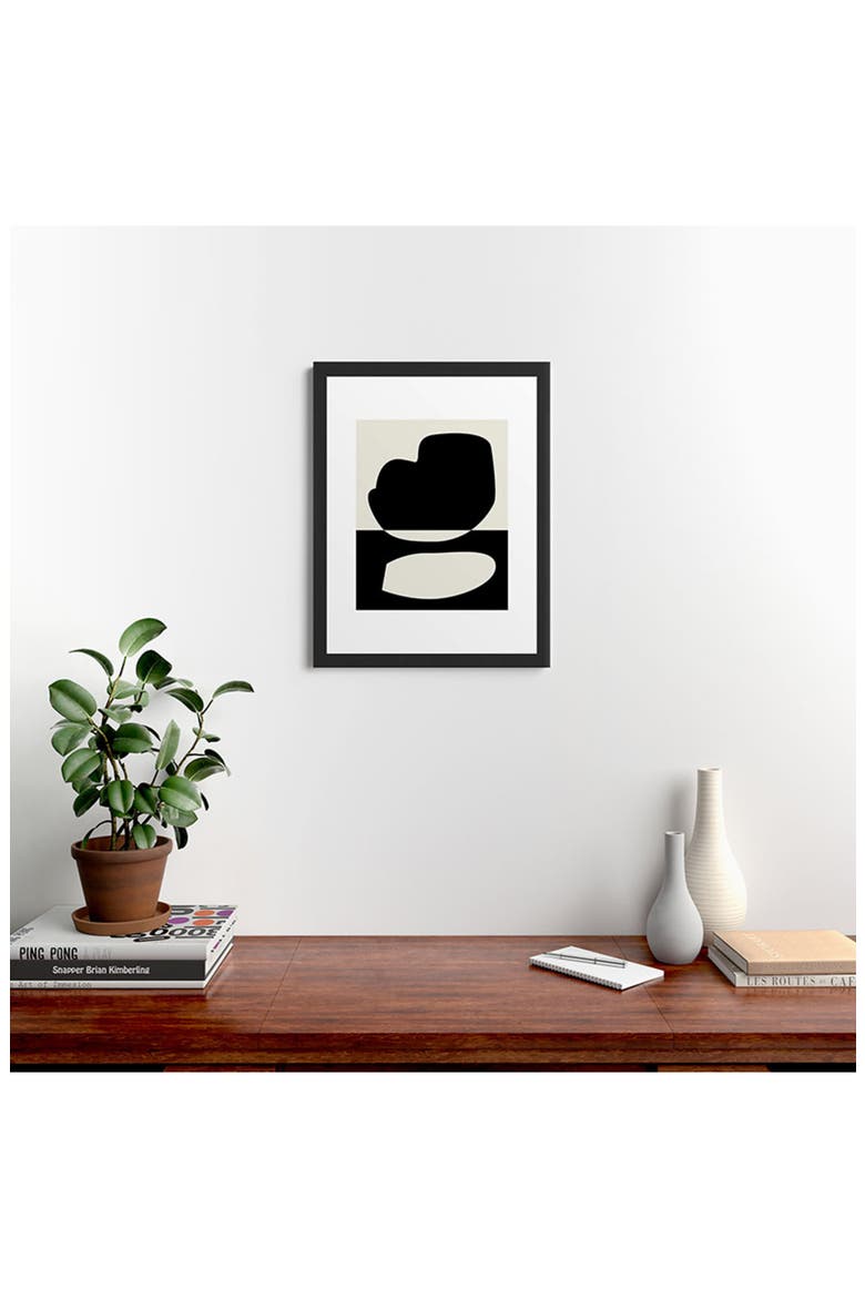 Reverse 01 Framed Art Print, Alternate, color, BLACK FRAME 18X24