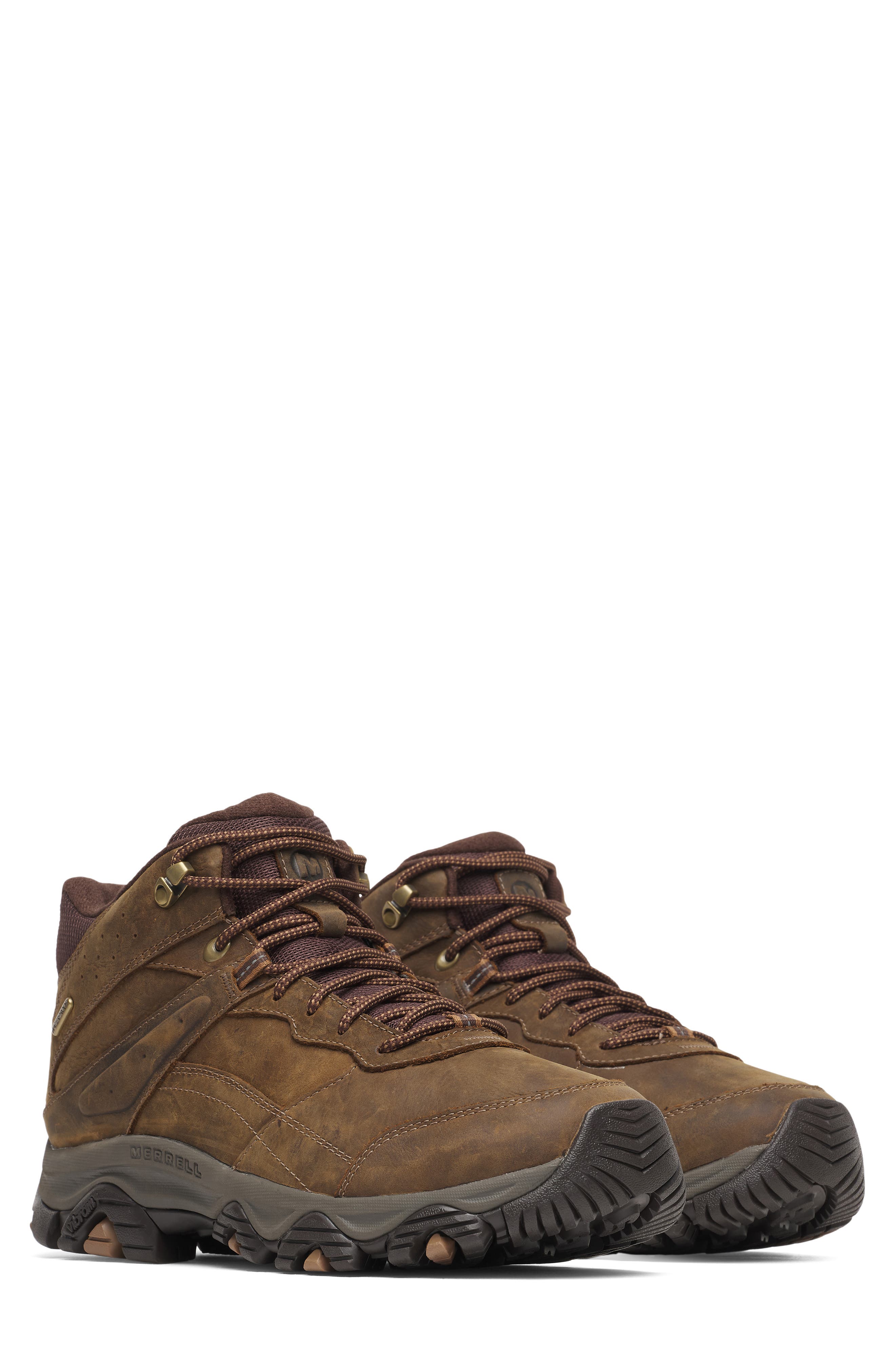 Moab Adventure 3 Mid Waterproof Hiking Boot, Alternate, color, EARTH