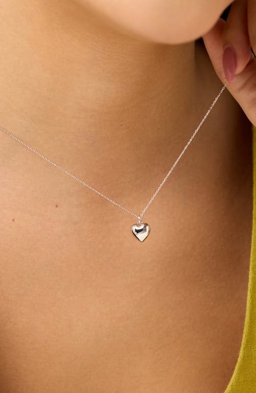 Ana Luisa Heart Necklace In Silver