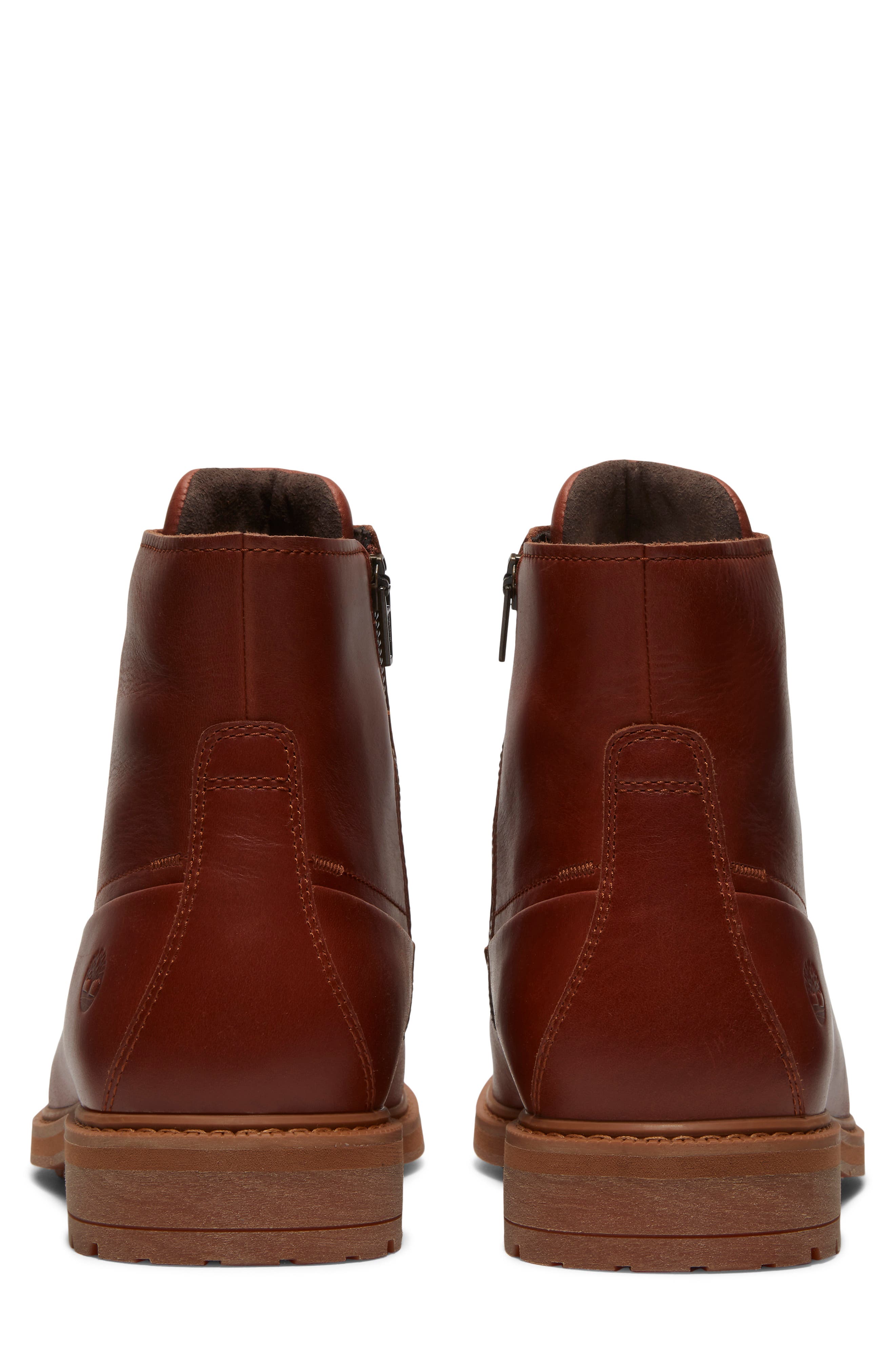 Stormbucks Waterproof Leather Boot, Alternate, color, RUST FULL GRAIN