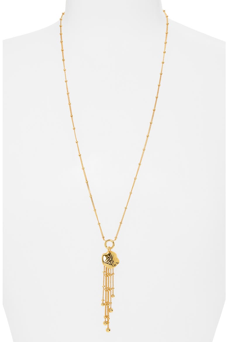 Sand Dollar Chain Necklace, Alternate, color, ANTIQUE GOLD
