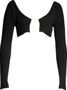 Jacquemus La Maille Pral Rib Crop Cardigan