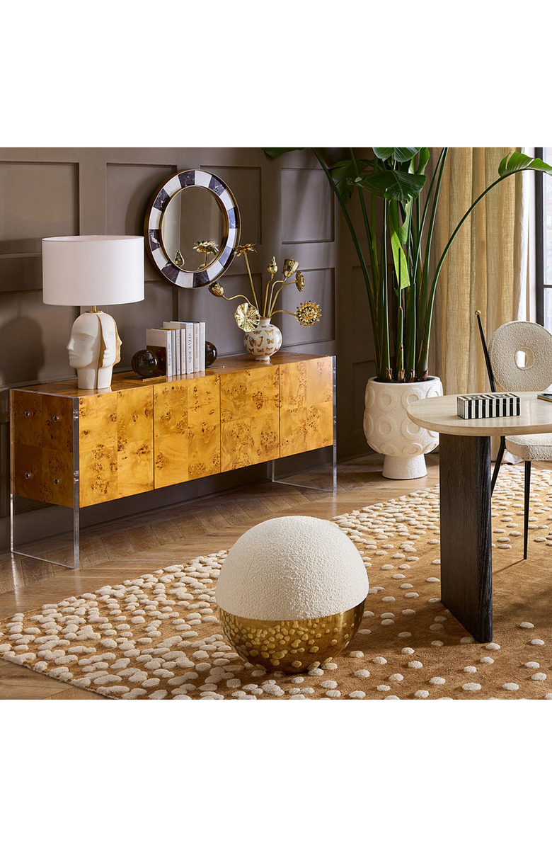 Jonathan Adler Brass Flower Bouquet Sculpture, Alternate, color, 