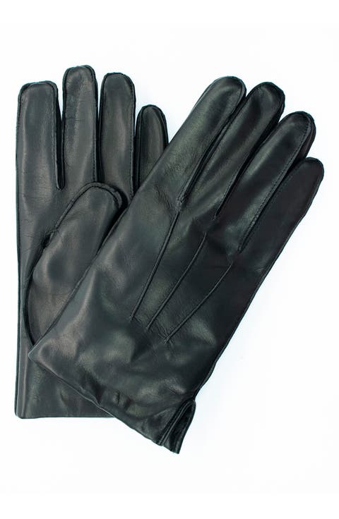 Faux Fur Trim Gloves