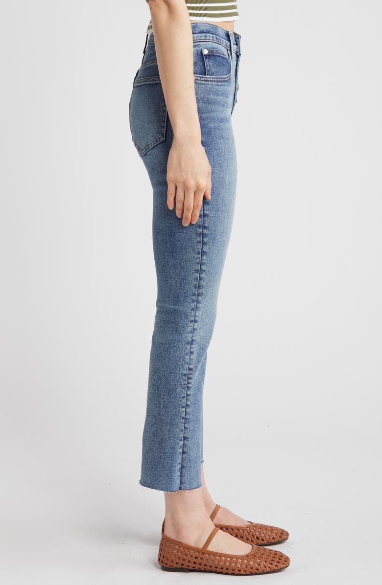 Madewell Kick Out Crop Jeans, Alternate, color, Brinton Wash