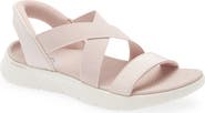 SKECHERS Swift-Fit Go Walk Flex Glimmer Up Sandal