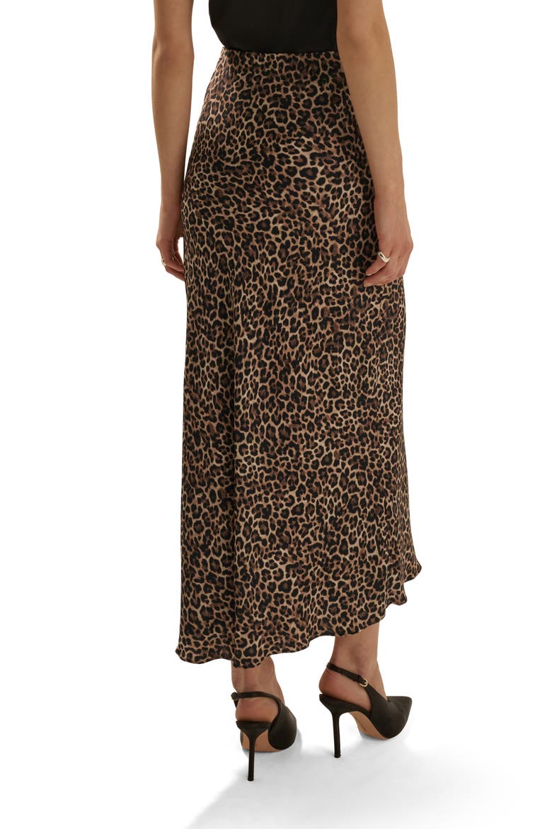 The Favorite Leopard Print Midi Skirt, Alternate, color, LEOPARD