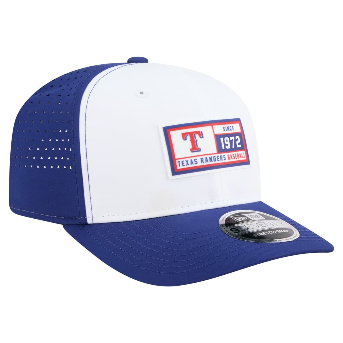 New Era Men's New Era White/Royal Texas Rangers Established Patch ...