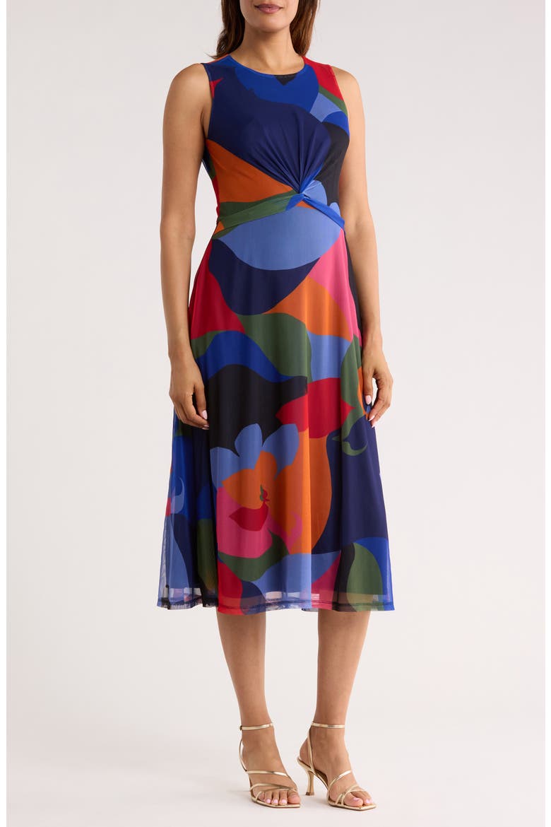 vince twist front pleated midi dress VINCE Pink Twist Front Pleated Long Skirt Sleeveless Elegant midi vneck dress 12