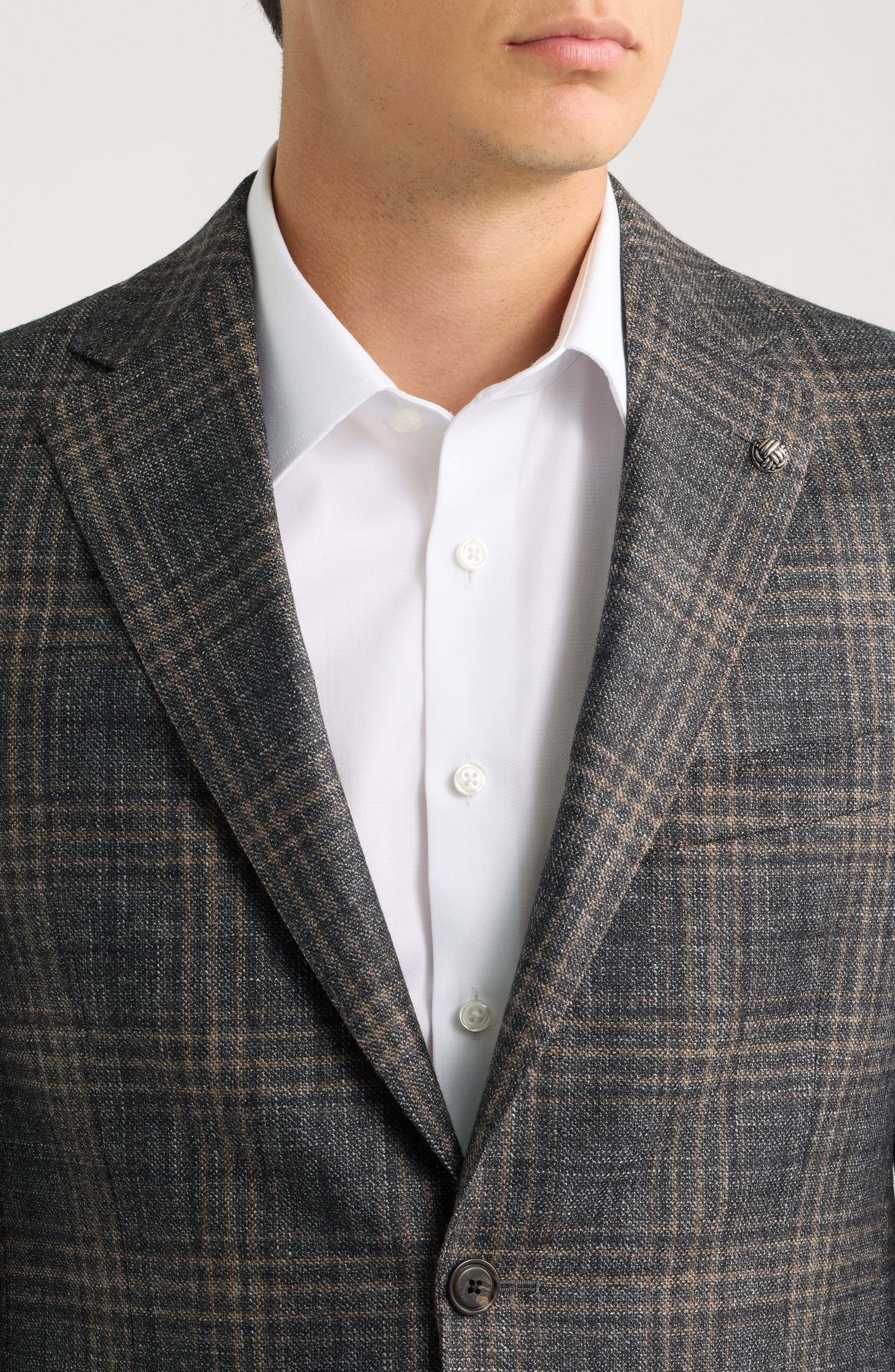 Jack Victor McAllen Plaid Wool, Silk & Cashmere Sport Coat (Men ...