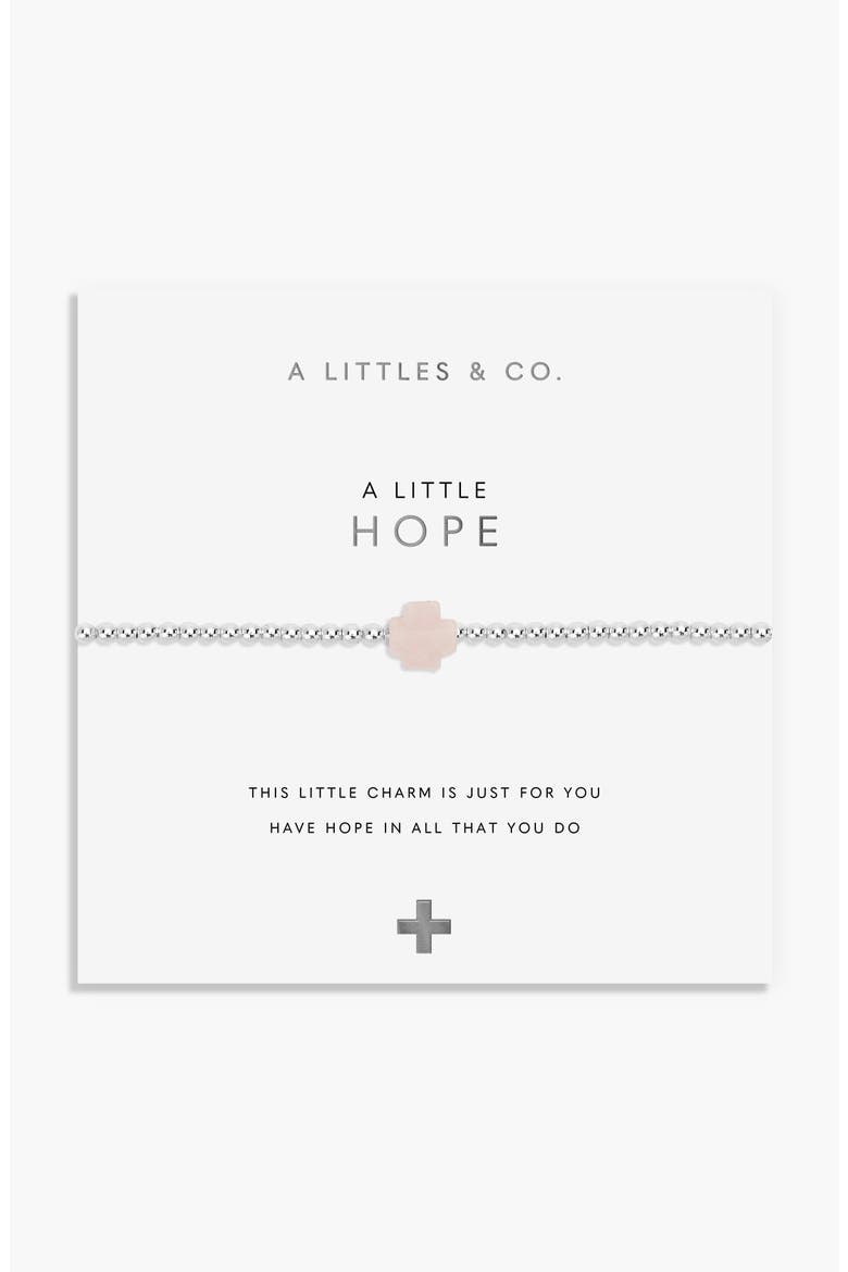 A Little 'Hope' Bracelet, Main, color, Silver Plated