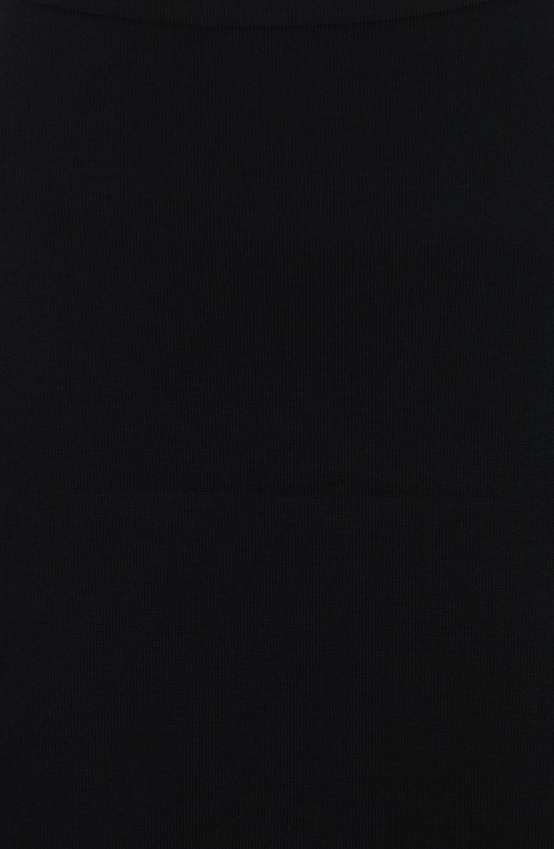 HOUSE OF CB Asti A-Line Sweater Midi Skirt, Alternate, color, Black