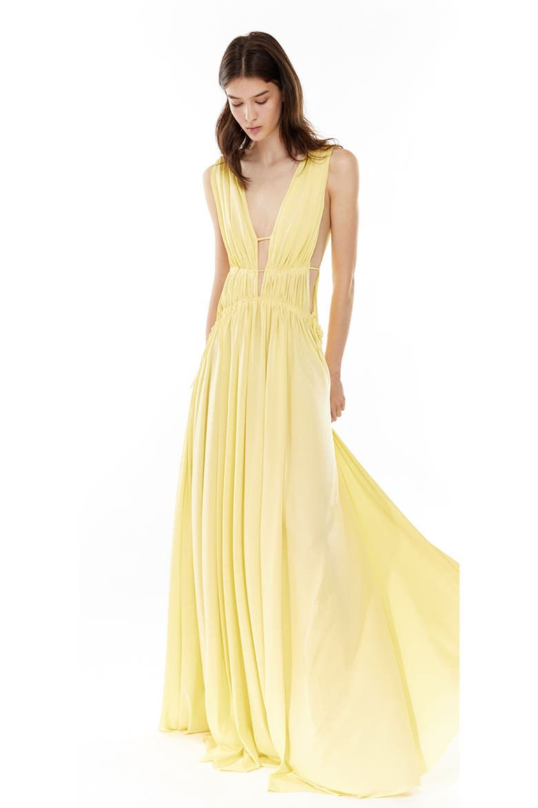 Helena Maxi Dress, Main, color, Yellow