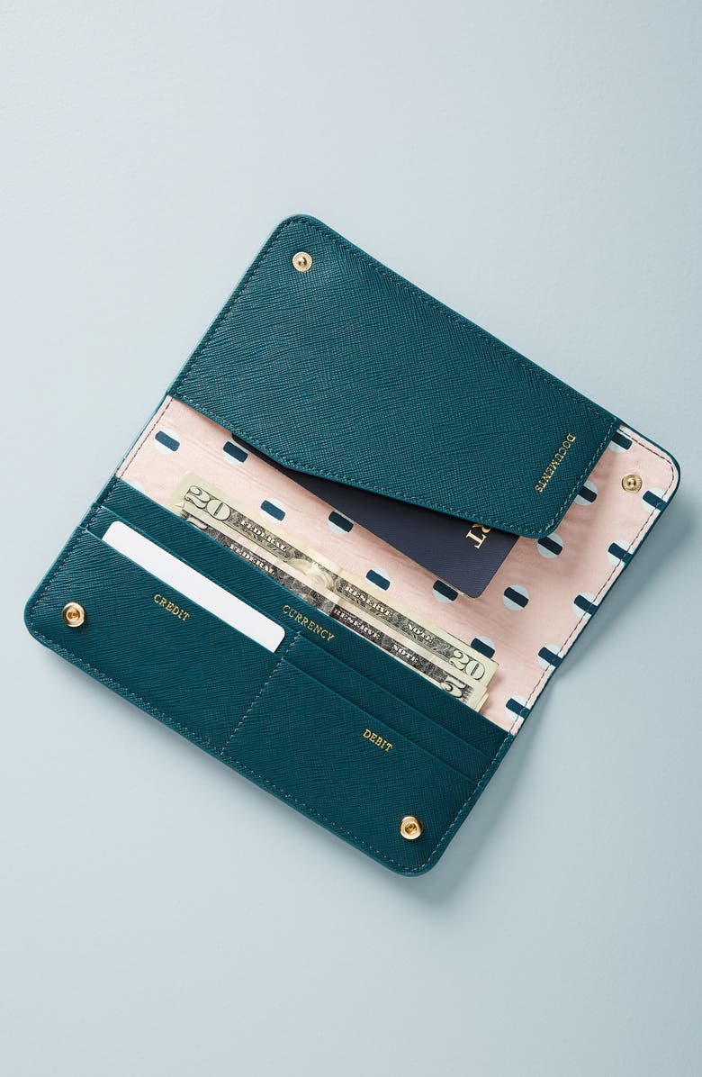 Anthropologie Home Anthropologie x SUNO Travel Wallet, Alternate, color, 