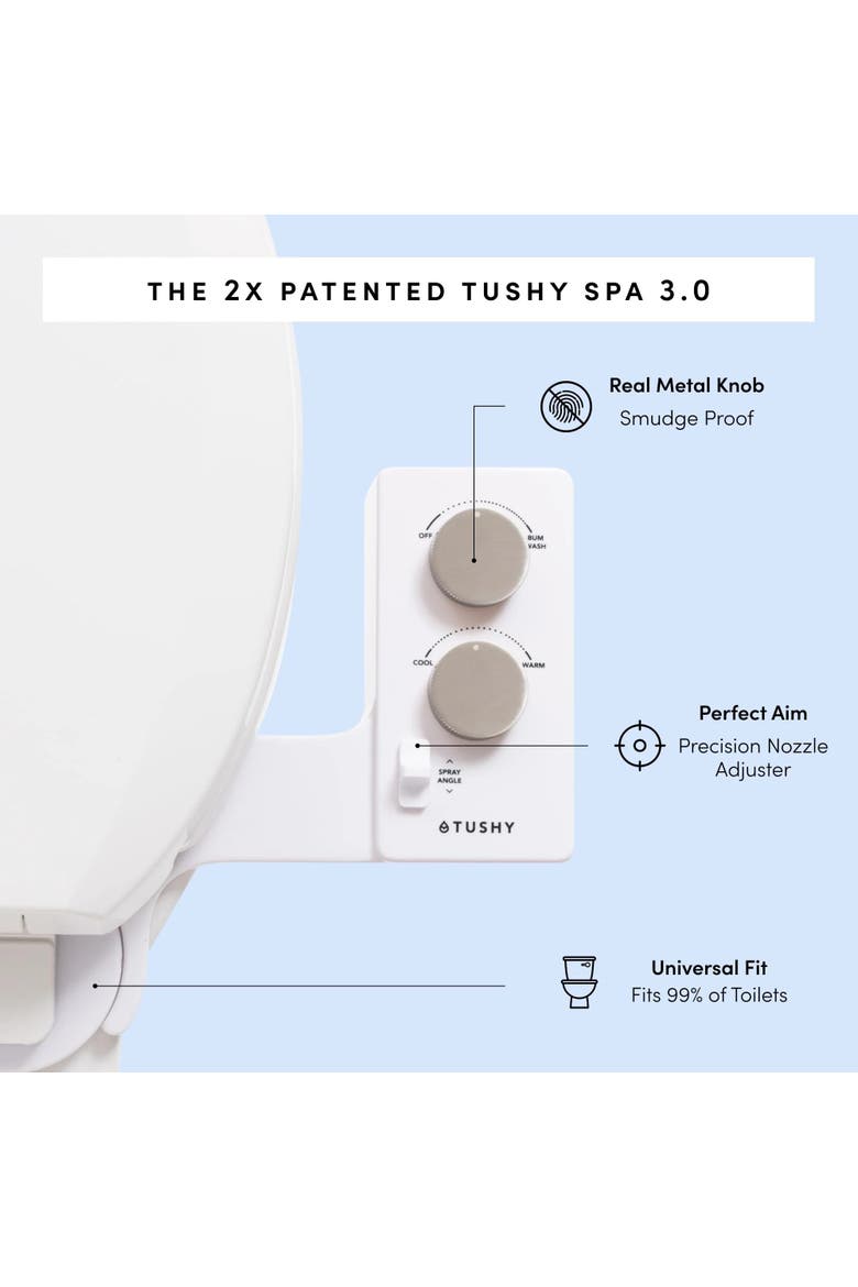 Spa Warm Bidet Attachment, Alternate, color, Brushed Nickel