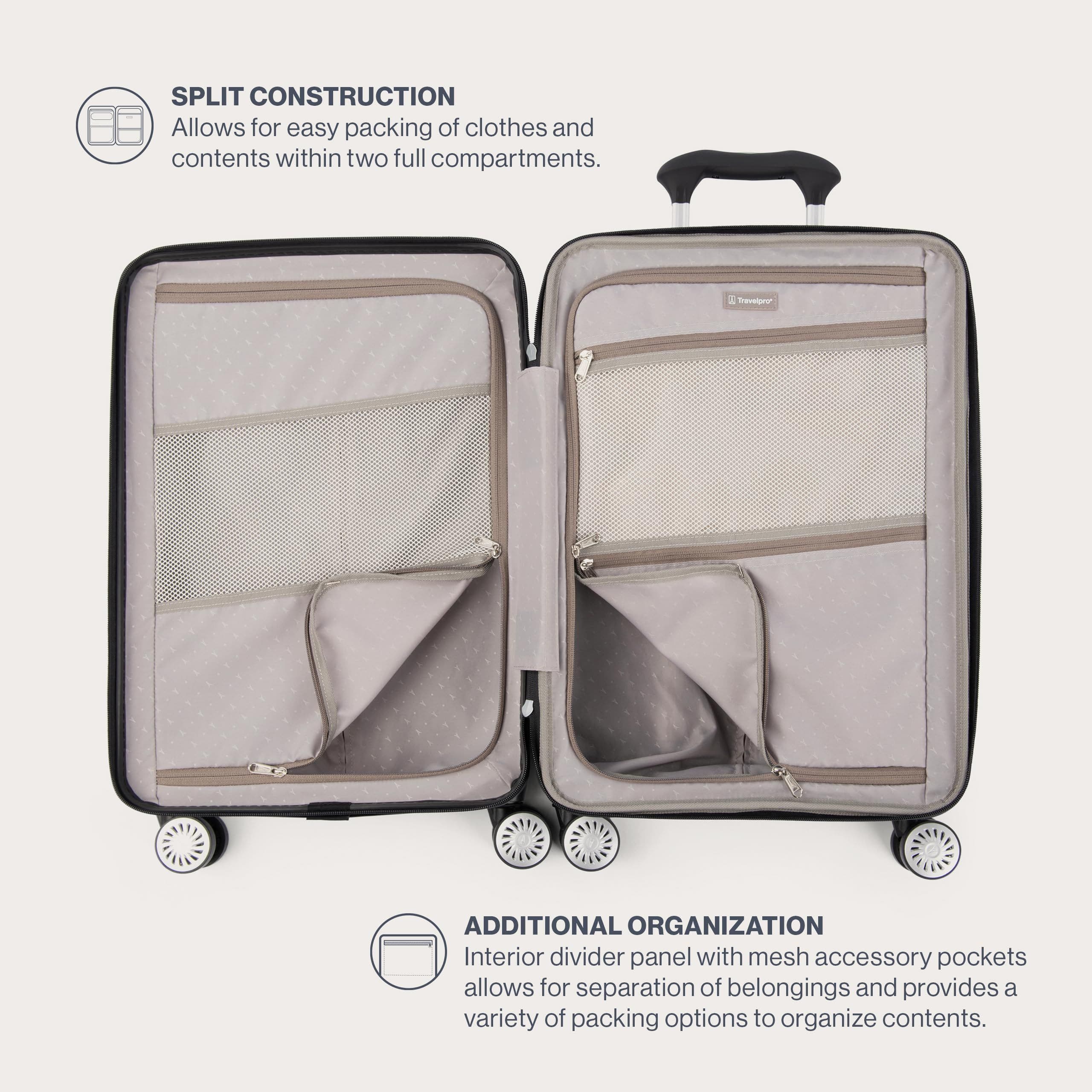 TRAVELPRO Pathways 3 Hardside Expandable 3 Piece (21"/25"/28") Spinner Luggage Set, Alternate, color, Cloud Grey