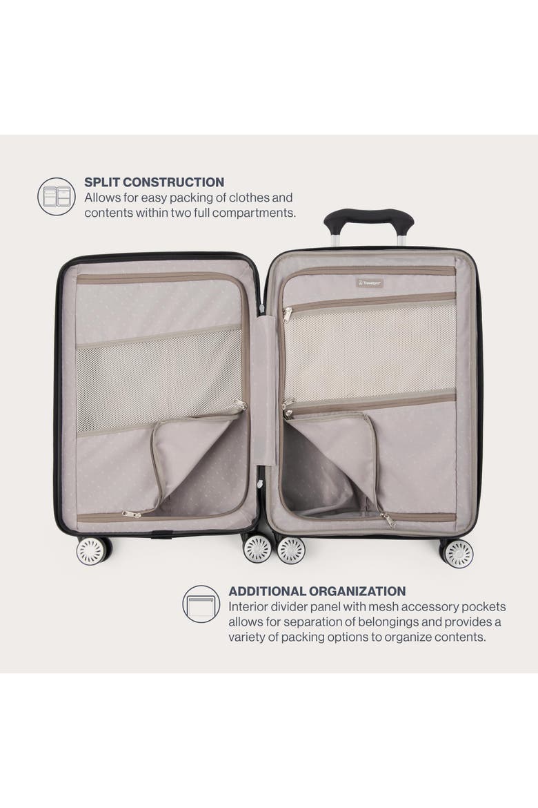 Pathways 3 Hardside Expandable (21"/25"/28") 3 Piece Spinner Luggage Set, Alternate, color, Cloud Grey