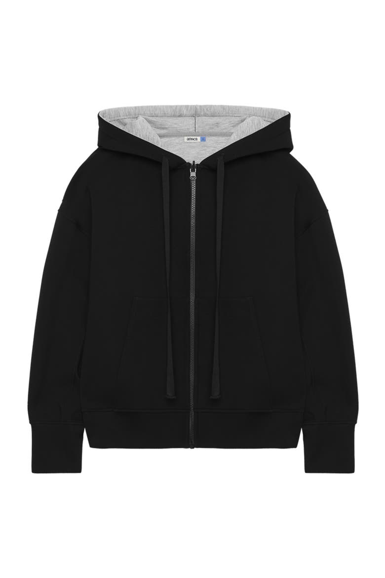 The Reversible Hoodie, Alternate, color, Black/Gray