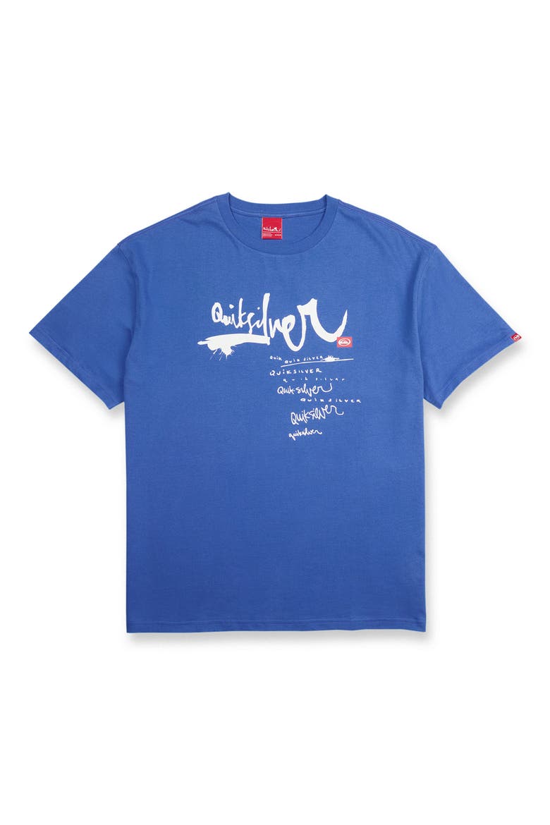 Young Guns Impaired Oversize Graphic Cotton T-Shirt, Alternate, color, NEBULAS BLUE