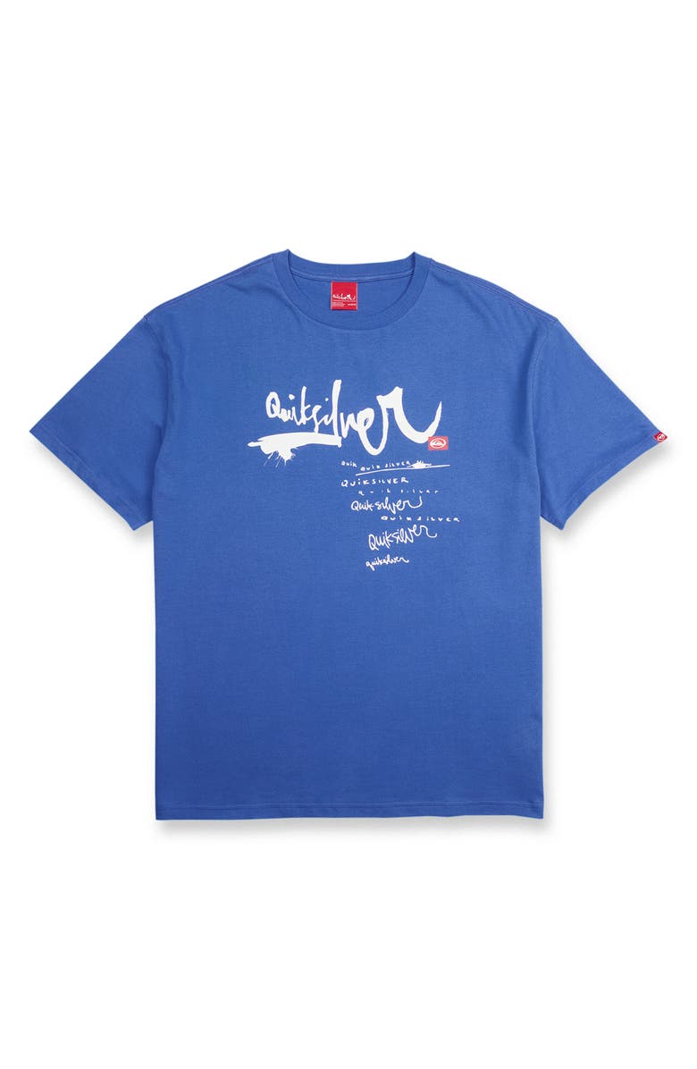Quiksilver Young Guns Impaired Oversize Graphic Cotton T-Shirt, Alternate, color,