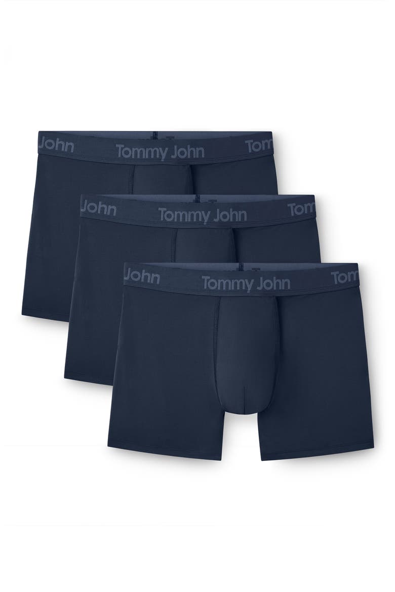 3-Pack Air Cool Mesh 4-Inch Boxer Briefs, Main, color, DRESS BLUES