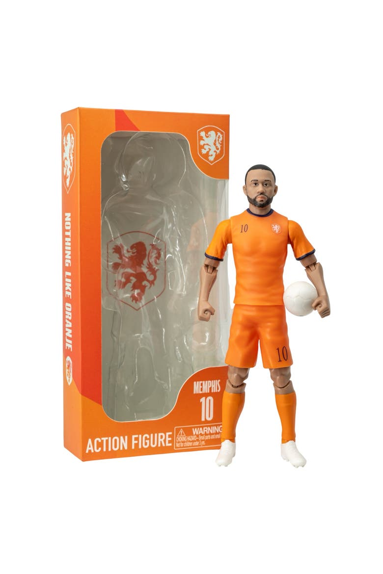 Sockers Netherlands National Memphis Depay 8" Soccer Action Figure, Main, color, Orange