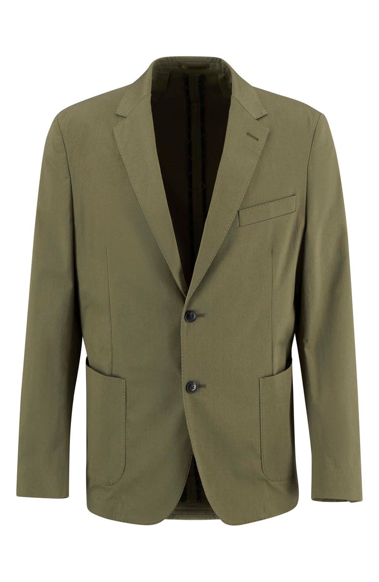 Barbour Bellamy Tailored Fit Stretch Cotton Blazer, Alternate, color, Olive