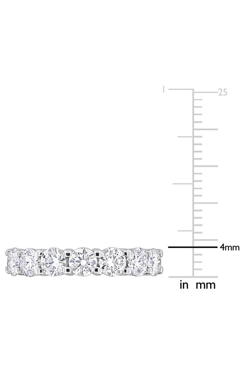 1-3/4CT DEW Moissanite Anniversary Ring, Alternate, color, Sterling Silver
