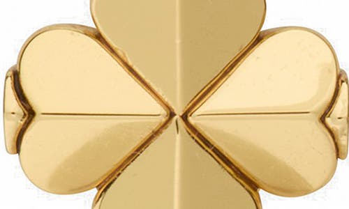 Kate Spade New York Spade Flower Faux Pearl Drop Earrings In Gold