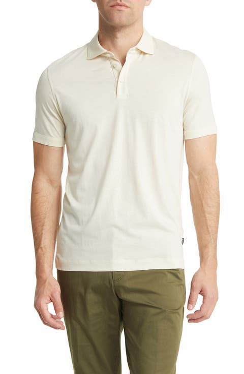 Press Solid Lyocell Blend Polo