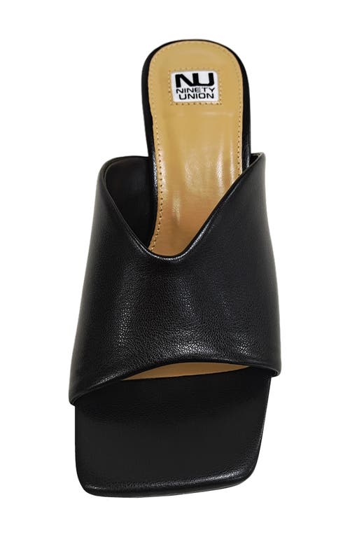 Ninety Union Gypsy Square Toe Mule In Black
