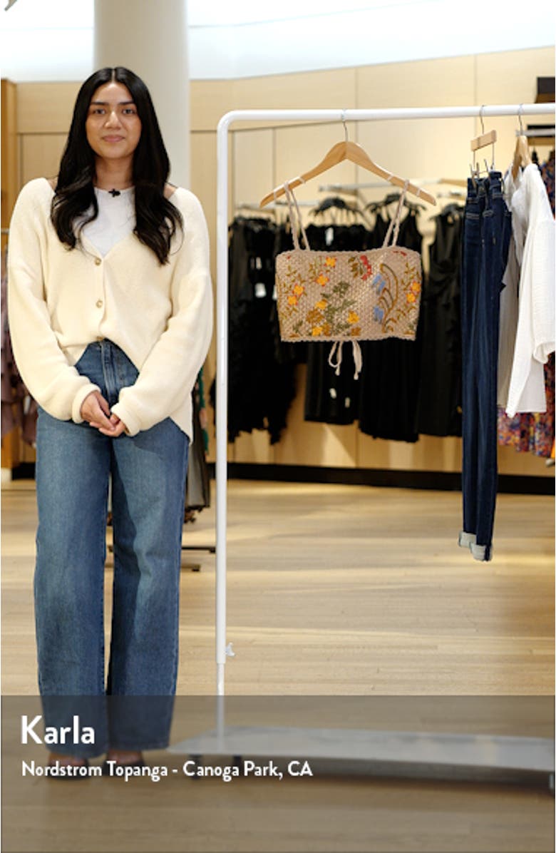 Vicky Tile Cover-Up Crop Top, sales video thumbnail