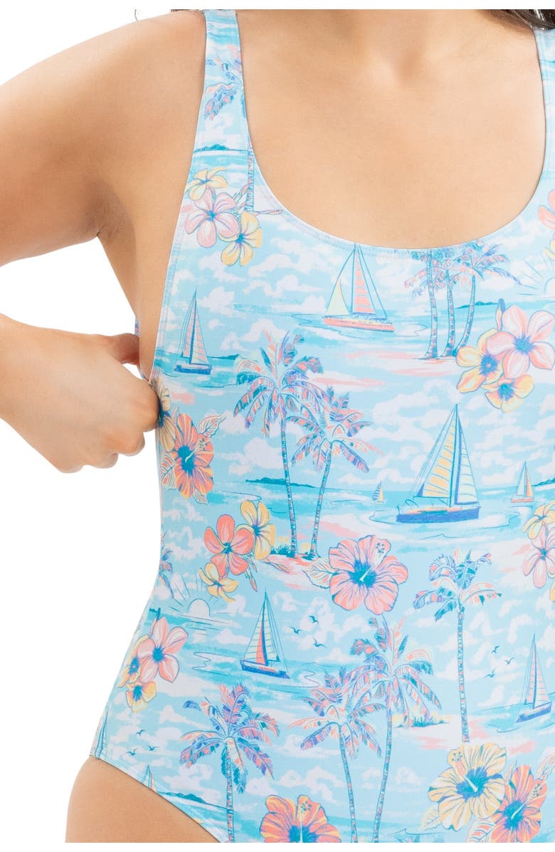 Kenny Flowers The BVIs - Classic One Piece, Alternate, color, Light Blue