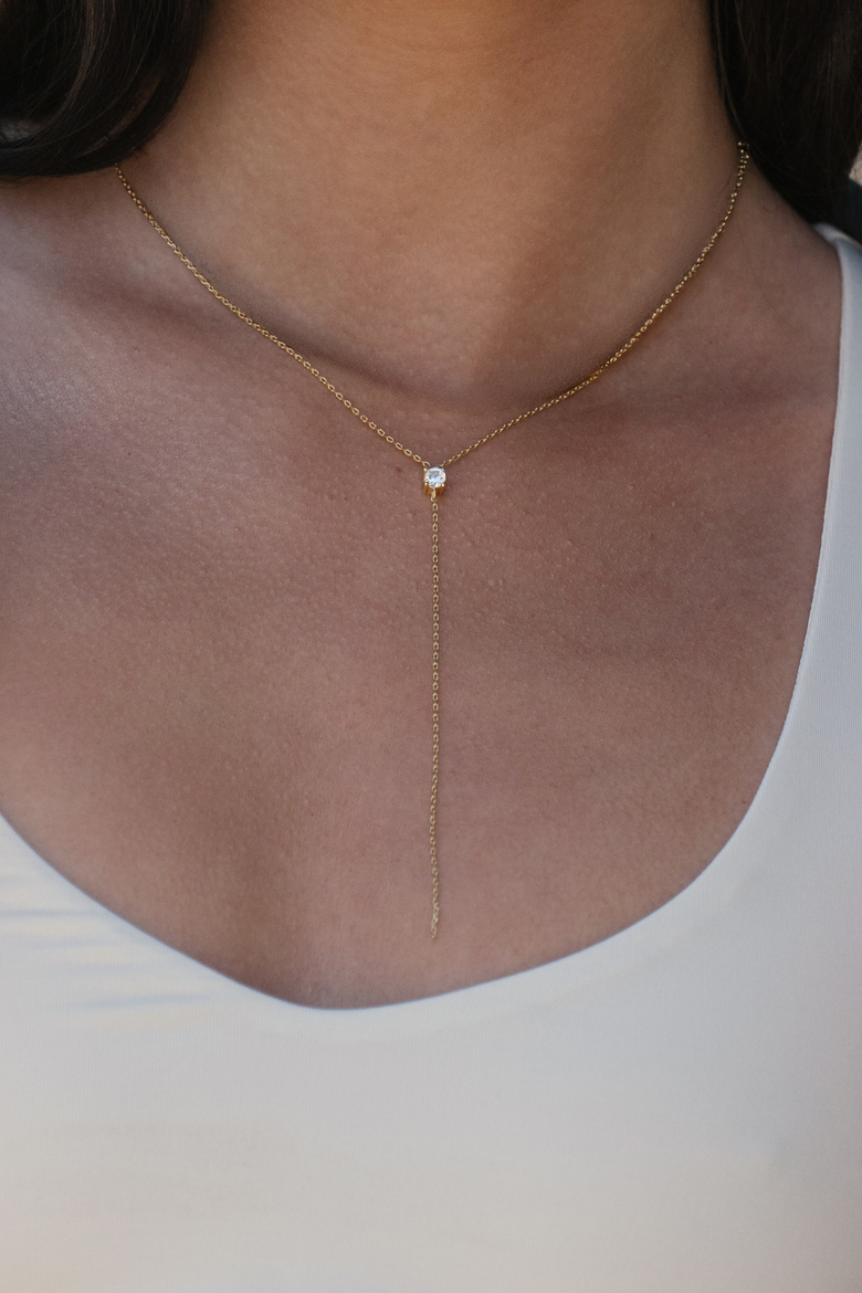 Smith Lariat Necklace, Alternate, color, GOLD