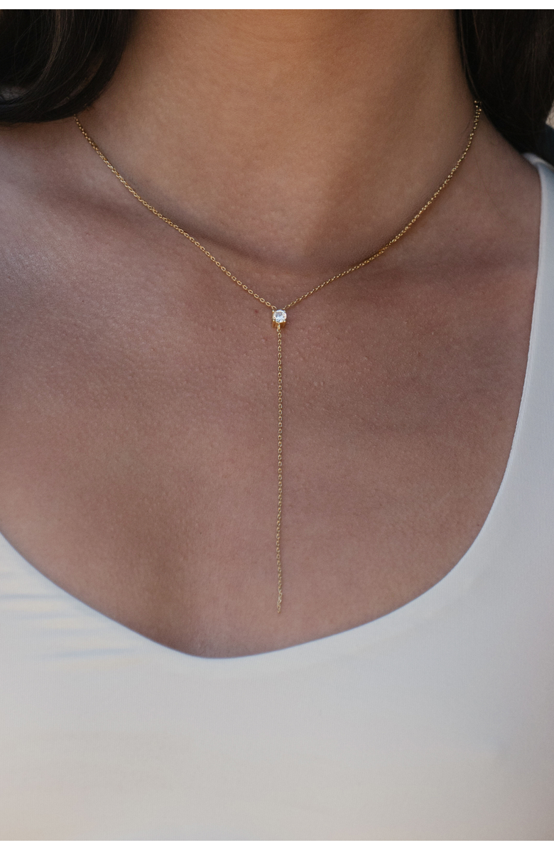 Electric Picks Smith Lariat Necklace, Alternate, color, Gold