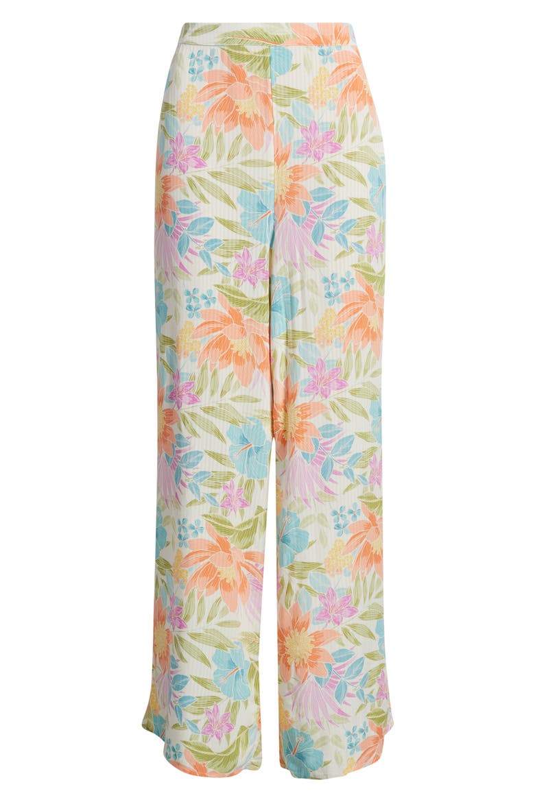 Catalina Island Wide Leg Pants, Alternate, color, ORANGE MULTI
