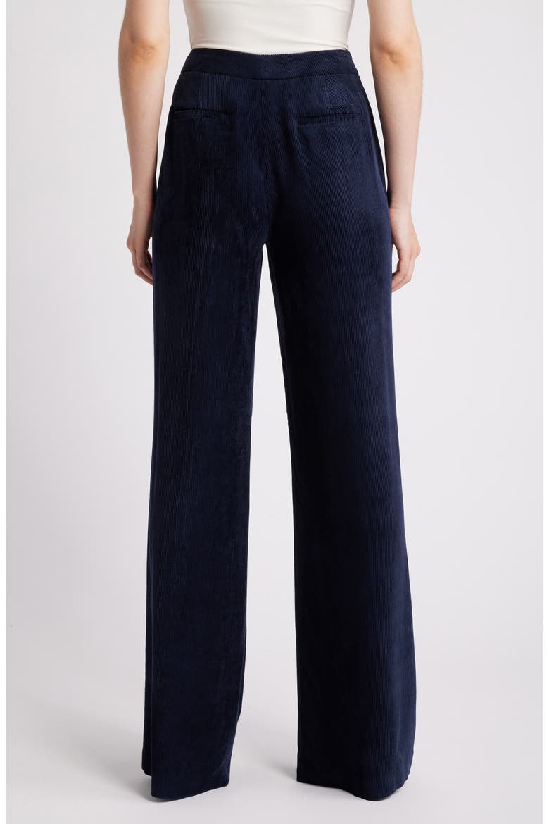 Soft Corduroy Straight Leg Pants, Alternate, color, NAVY