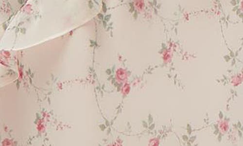 Dessy Collection Ruffle Slip Maxi Dress In Coquette Floral Print