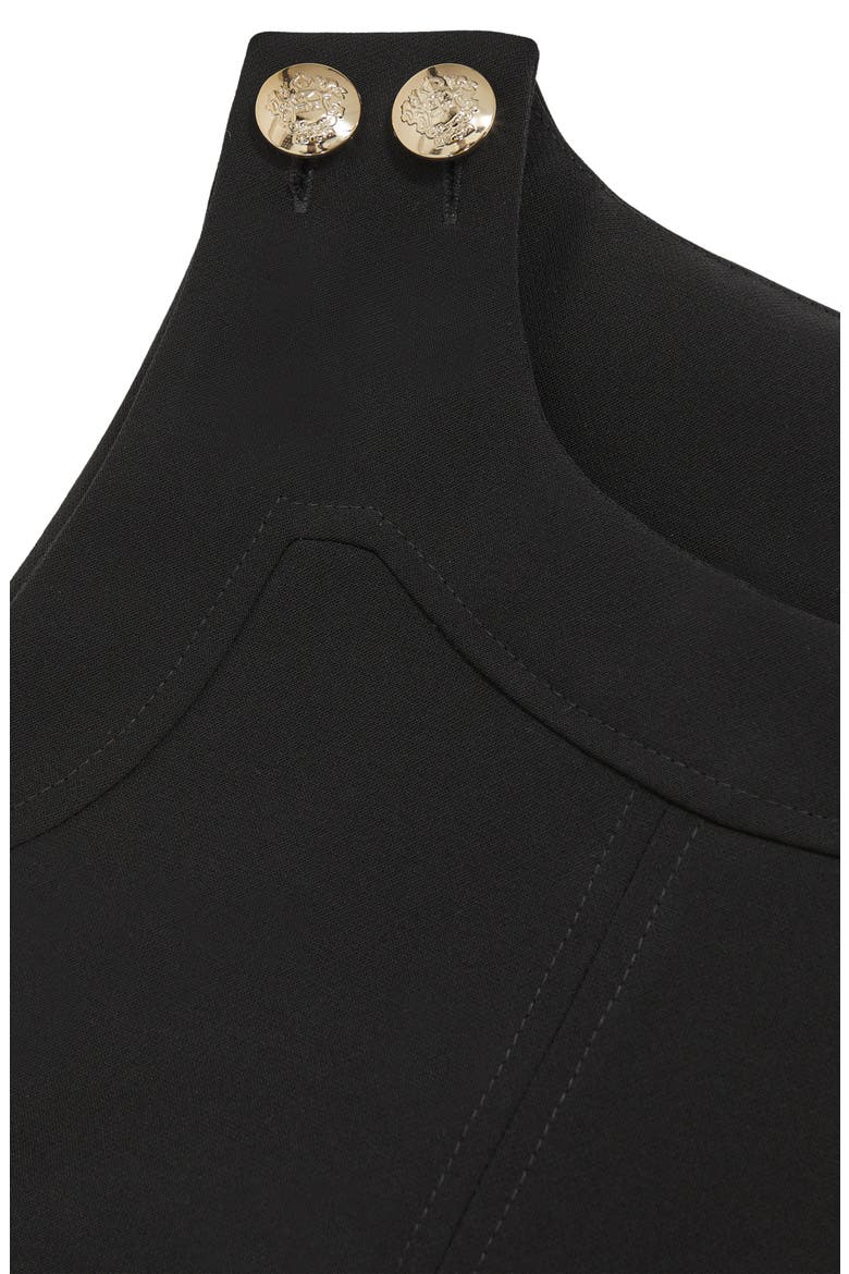 Kids' Cyrus Pinafore Dress, Alternate, color, BLACK
