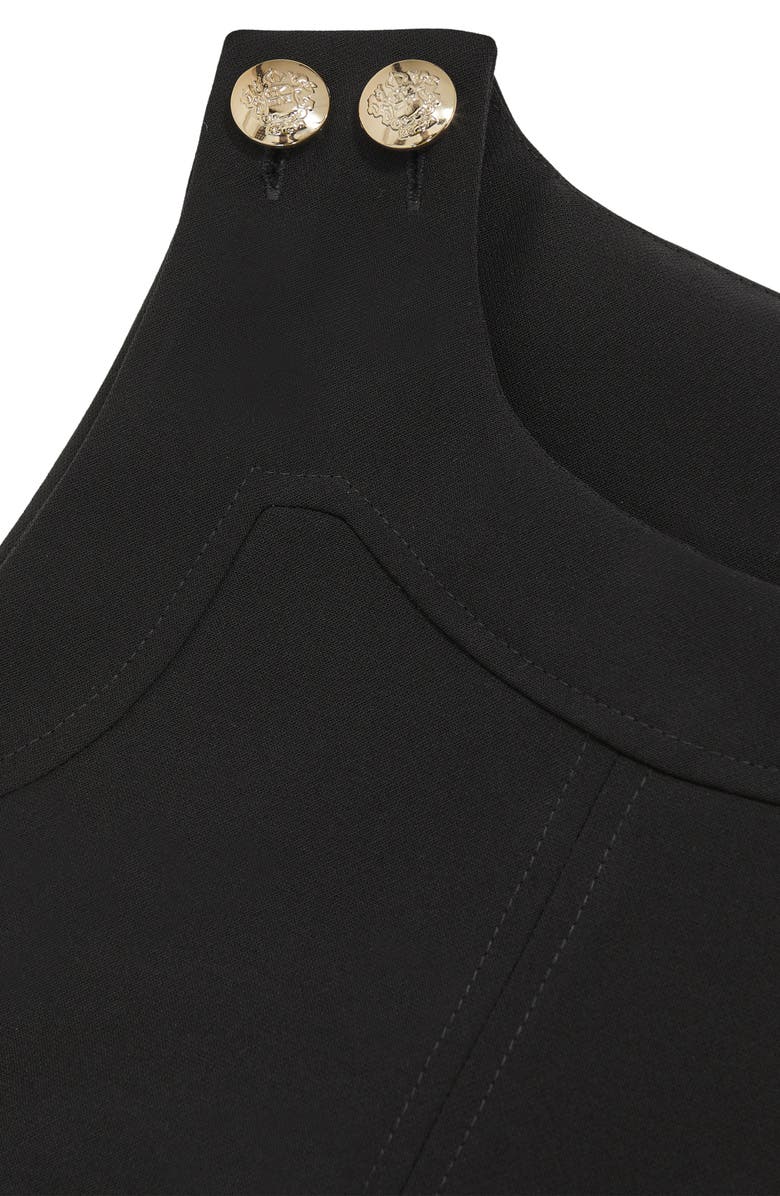 Reiss Kids' Cyrus Pinafore Dress, Alternate, color, Black