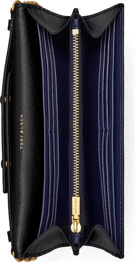Tory Burch Robinson Leather Wallet on a Chain | Nordstrom