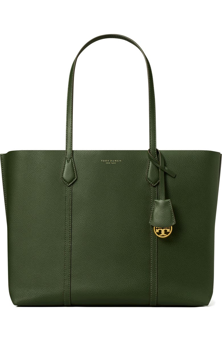 Tory Burch Perry Triple Compartment Leather Tote, Main, color,